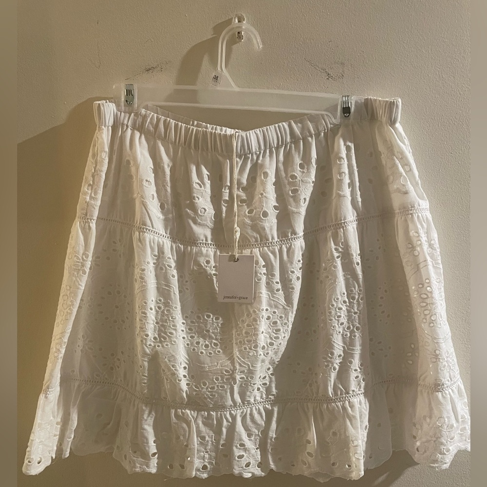 White skirt